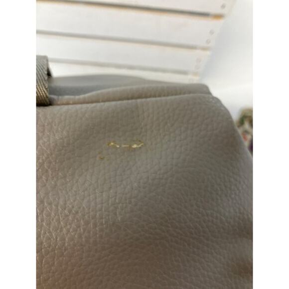 FAWN EXTRA GRAY PU LEATHER SHOULDER TOTE / BACKPACK ASIS - Picture 10 of 16